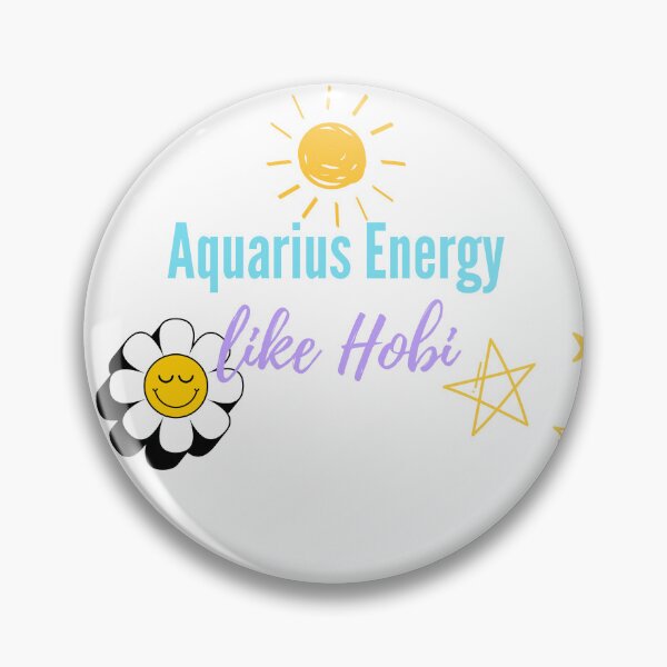 Item preview, Aquarius Energy Like Hobi | Astrology K-Pop Quote designed and sold by Lilly'sLove.