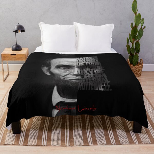 Item preview, Abraham Lincoln – Black & White Minimalist Portrait Artwork designed and sold by Enea Kelo.