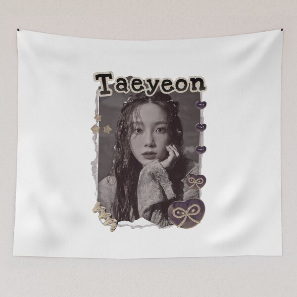 Item preview, Taeyeon Kpop Solo Artist Scrapbook Collage Cozy Y2K Vintage Design designed and sold by HELL0WBELLO.