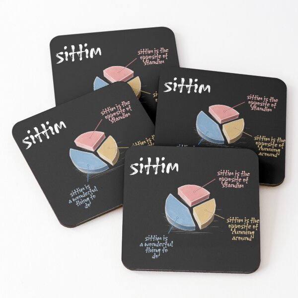 Item preview, Sittim is the opposite of standim designed and sold by Geek Gobbledygook.