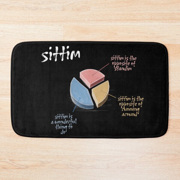 Item preview, Sittim is the opposite of standim designed and sold by Geek Gobbledygook.
