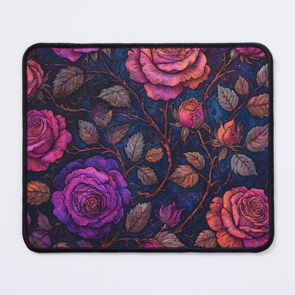 Item preview, Dark Colorful Roses Art designed and sold by TheDarkWardrobe.