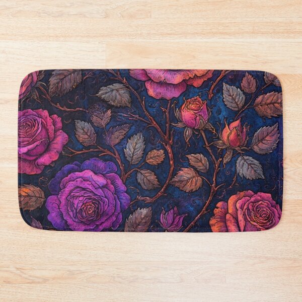 Item preview, Dark Colorful Roses Art designed and sold by TheDarkWardrobe.