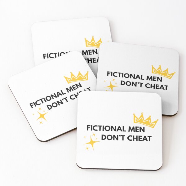 Item preview, Fictional Men Don’t Cheat Funny Quote Sticker designed and sold by Lilly'sLove.