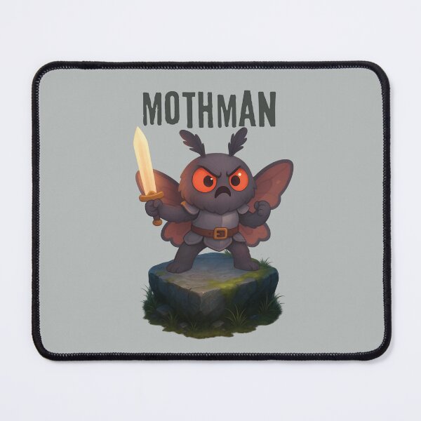 Item preview, Cartoon Mothman – Cute Knight Cryptid in Fantasy Battle designed and sold by designs_by_s2.