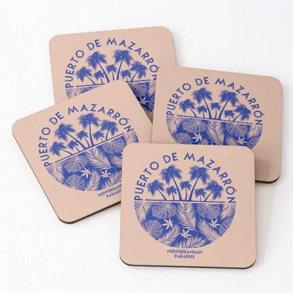 Item preview, Palm Trees and Leaves Emblem - Blue Edition designed and sold by mzrn-souvenirs.