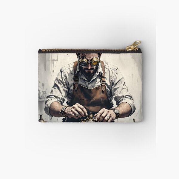 Item preview, Steampunk Inventor Mechanic Art designed and sold by Pixel-Up.