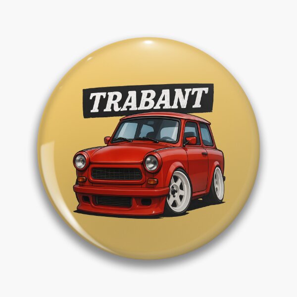 Item preview, TRABANT Classic Car TRABI Vintage Auto DDR East German Retro Vehicle Nostalgia Design designed and sold by artesis.