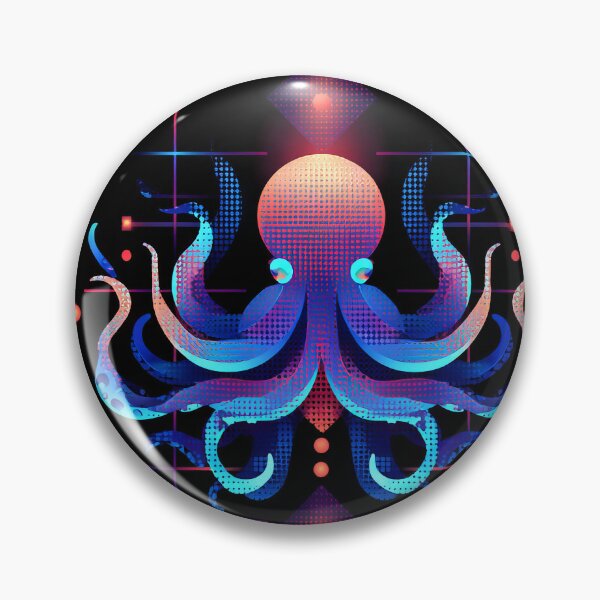 Item preview, Synthwave 80 S Octopus designed and sold by scicilysimonee.