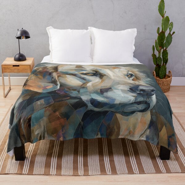 Item preview, Modern Abstract Golden Retriever Painting designed and sold by Gino By Design.