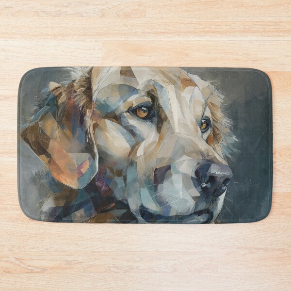 Item preview, Modern Abstract Golden Retriever Painting designed and sold by Gino By Design.