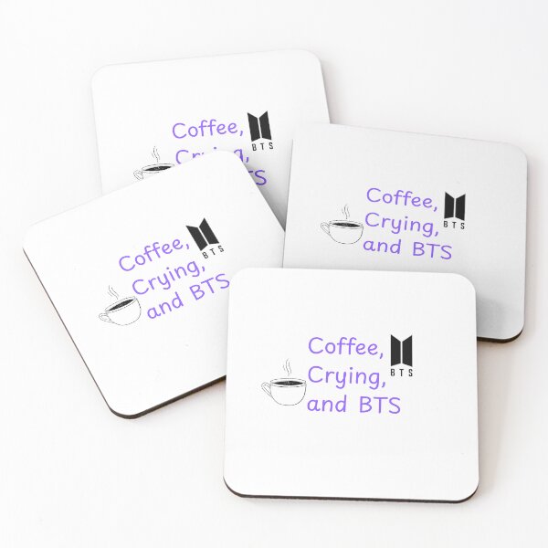 Item preview, Coffee Crying and BTS Funny Fan Design designed and sold by Lilly'sLove.