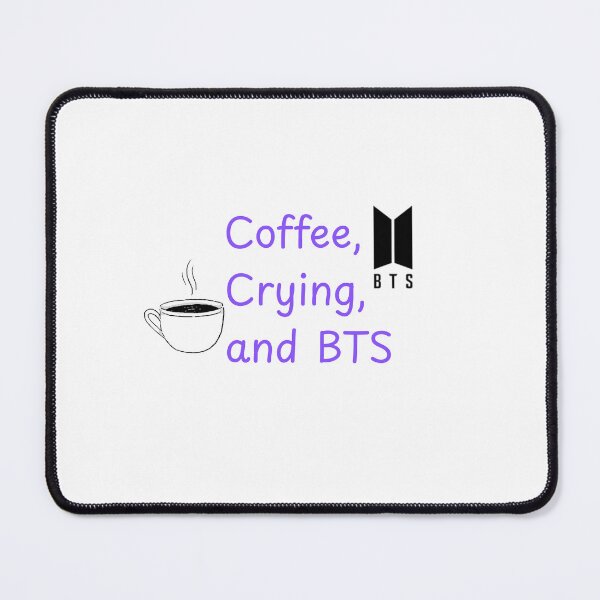 Item preview, Coffee Crying and BTS Funny Fan Design designed and sold by Lilly'sLove.