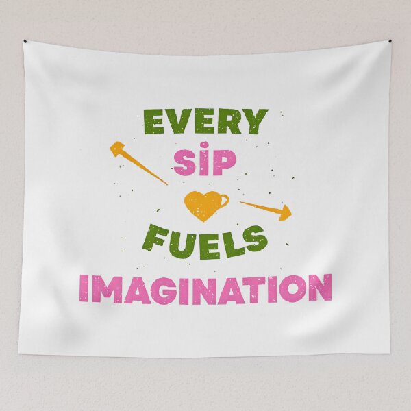 Item preview, Sip Coffee Writing Flow of Words designed and sold by SR8891.