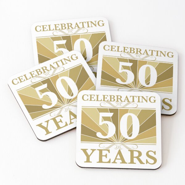 Item preview, Elegant 50th Wedding Anniversary designed and sold by thepixelgarden.