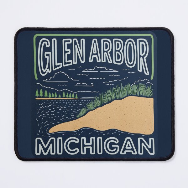 Item preview, Neon Glen Arbor Michigan Sand Dunes designed and sold by TheOldMittenIllustrated.