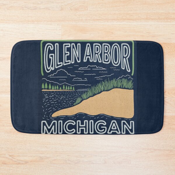 Item preview, Neon Glen Arbor Michigan Sand Dunes designed and sold by TheOldMittenIllustrated.