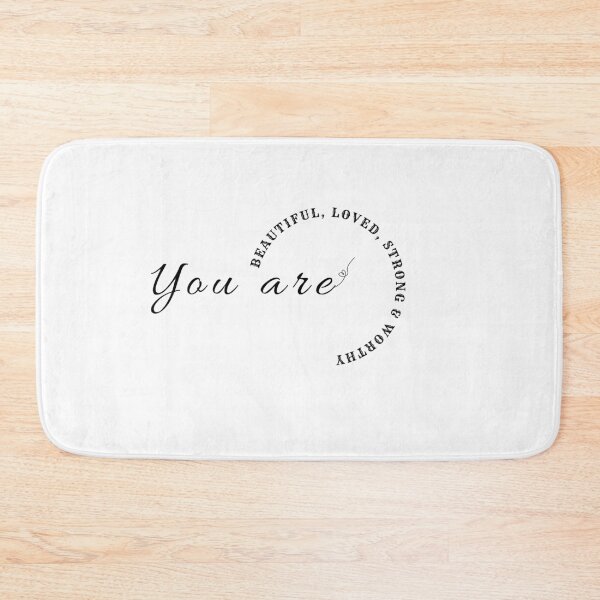Item preview, You Are Beautiful, Loved, Strong, Worthy designed and sold by CholarCrafts.