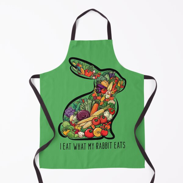 Item preview, I eat what my rabbit eats - bunny vegetarian design designed and sold by UTkiKK.