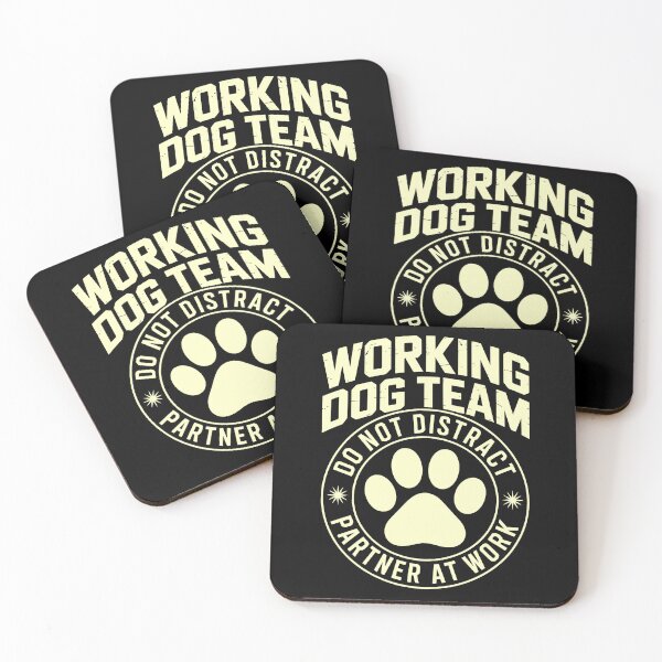Item preview, Working Dog Team Do Not Distract Badge designed and sold by designleon19.
