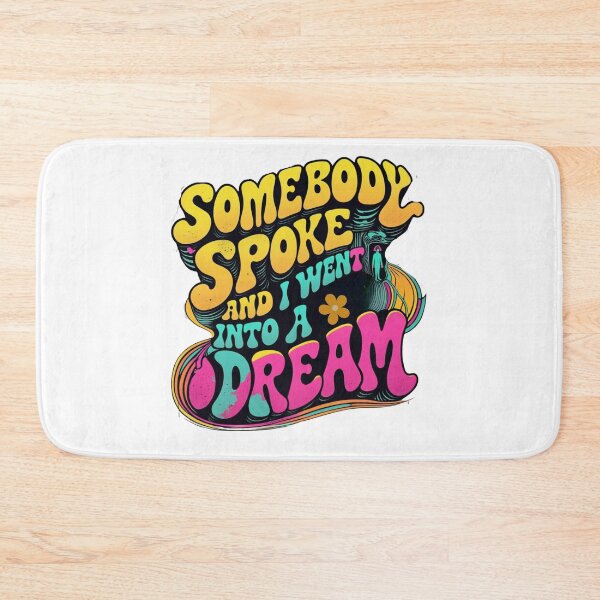 Item preview, Somebody Spoke and I Went Into a Dream – Beatles Inspired Psychedelic Retro Design designed and sold by bazstees54.