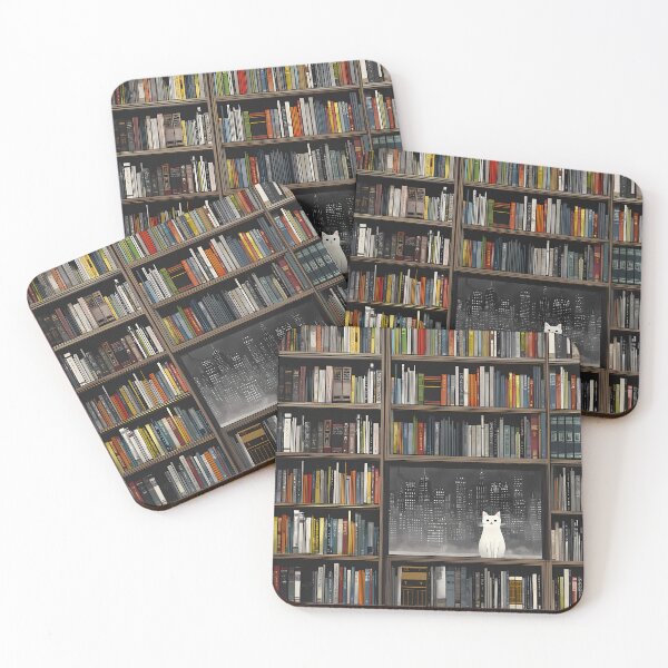 Item preview, The Cat Among Books designed and sold by sakurashorty.
