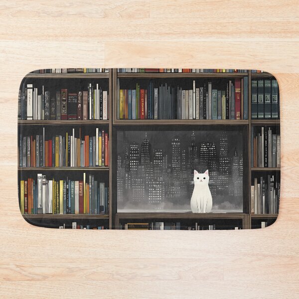 Item preview, The Cat Among Books designed and sold by sakurashorty.