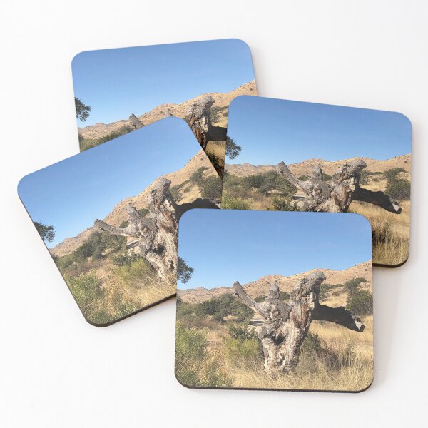 Item preview, Desert Tree Stump on Mountain  designed and sold by TeatheBookGirl.