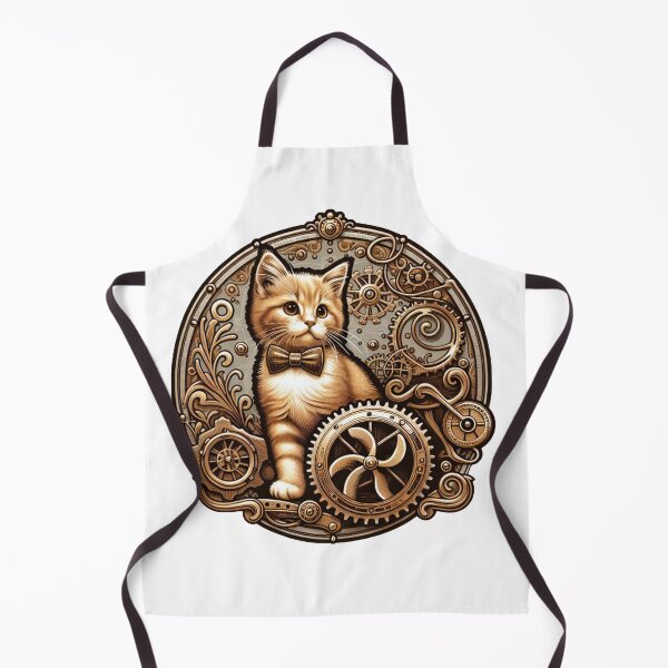 Artikelvorschau, Steampunk-Kätzchen entworfen und verkauft von WhatevrWrksMrch.