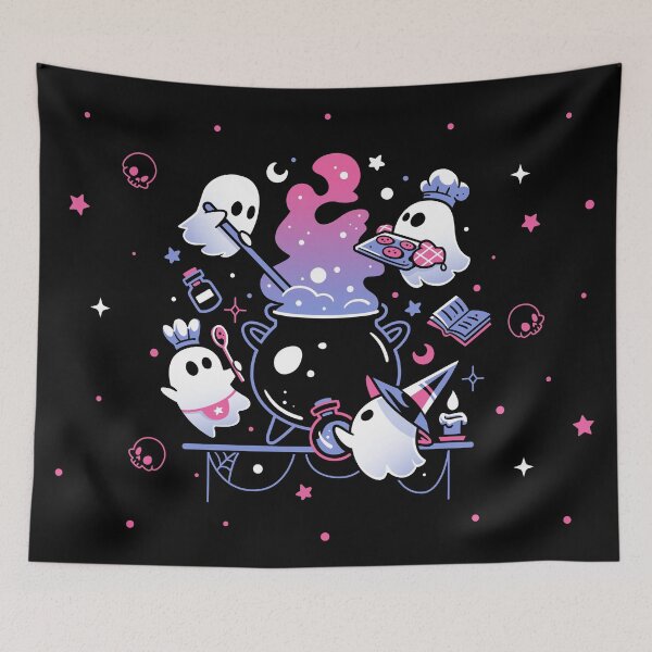Item preview, Spooky Ghost Party - Witch Cauldron designed and sold by Snouleaf.