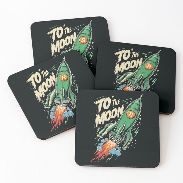 Item preview, Bitcoin to the moon designed and sold by SidTastic .
