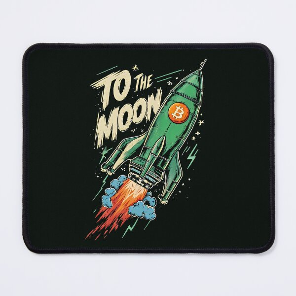 Item preview, Bitcoin to the moon designed and sold by SidTastic .