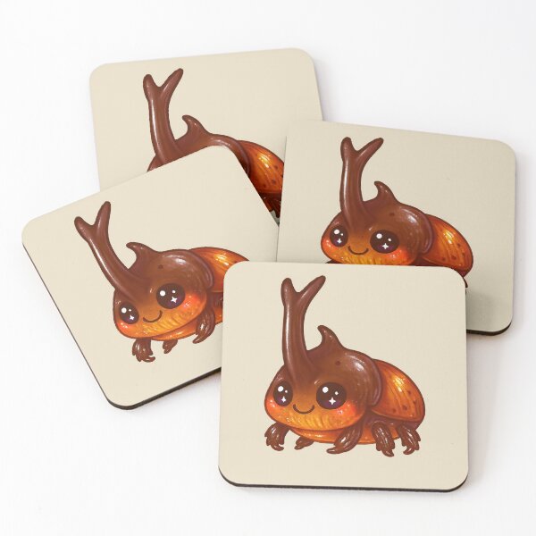 Item preview, Cute Rhinoceros Beetle  designed and sold by scicilysimonee.