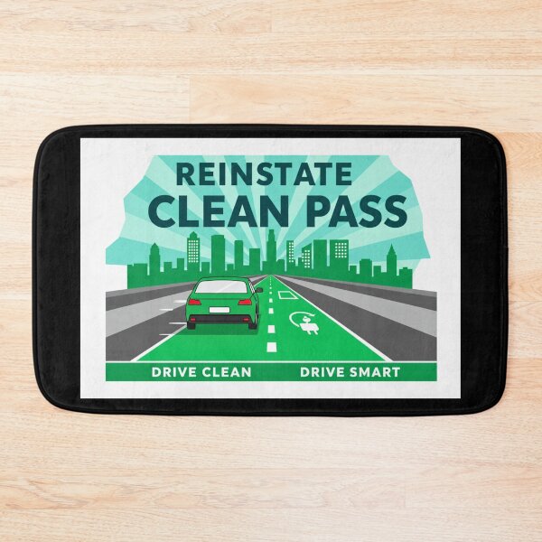 Item preview, Reinstate Clean Pass – Eco-Friendly Advocacy Design designed and sold by FitEnvy.