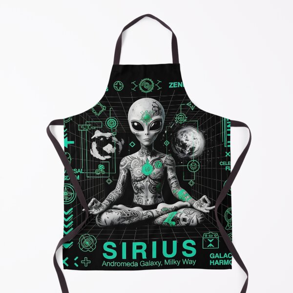 Item preview, Cosmic Origins - Meditating Alien Sci-Fi Art designed and sold by AV.