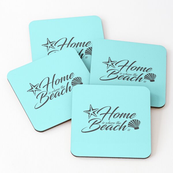 Item preview, Home is where the beach is BT- also available in WHITE type  designed and sold by josiekarts.