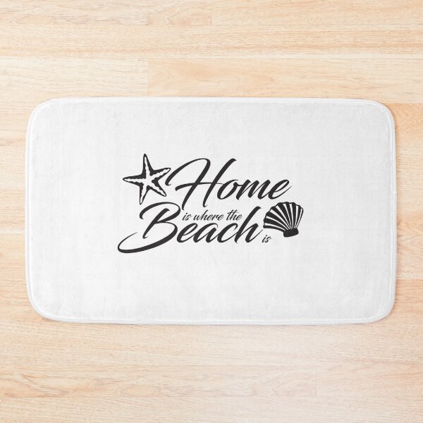 Item preview, Home is where the beach is BT- also available in WHITE type  designed and sold by josiekarts.
