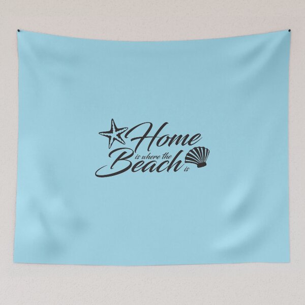 Item preview, Home is where the beach is BT- also available in WHITE type  designed and sold by josiekarts.