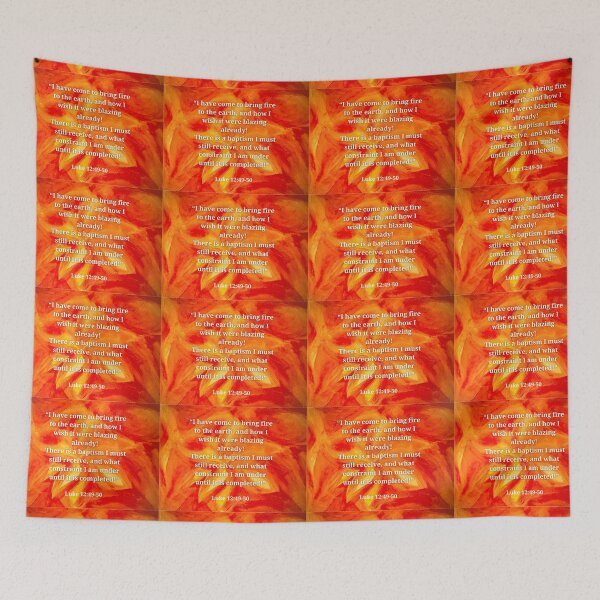 Item preview, Luke 12:49 Fire Quote designed and sold by chattergold.