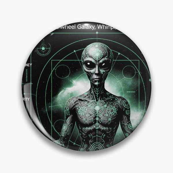 Item preview,  Cosmic Origins - Meditating Alien Sci-Fi Art designed and sold by AV.