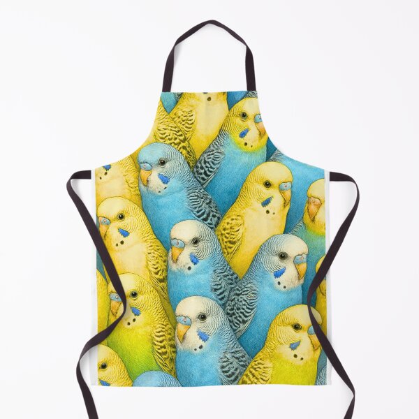 Item preview, Blue and yellow parakeets designed and sold by BackgroundND.