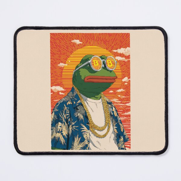 Item preview, Pepe the Frog Crypto Bull Run Poster – Bitcoin Meme Art designed and sold by Enea Kelo.