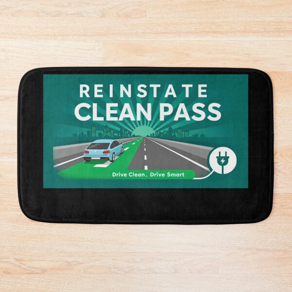 Item preview, Reinstate Clean Pass – Eco-Friendly Advocacy Design designed and sold by FitEnvy.