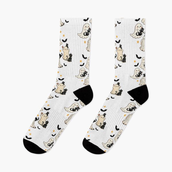 Item preview, Halloween Cute Ghosts Bats Black Cats designed and sold by Eclectic Monkey.