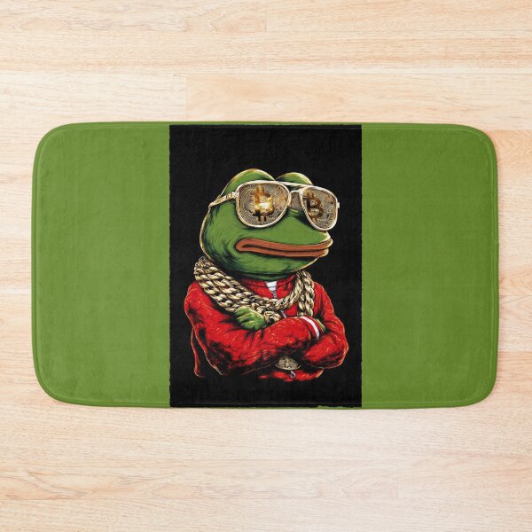 Item preview, Pepe the Frog Crypto Bull Run Poster – Bitcoin Meme Art designed and sold by Enea Kelo.