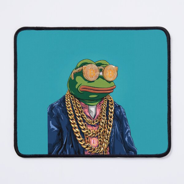 Item preview, Pepe the Frog Crypto Bull Run Poster – Bitcoin Meme Art designed and sold by Enea Kelo.