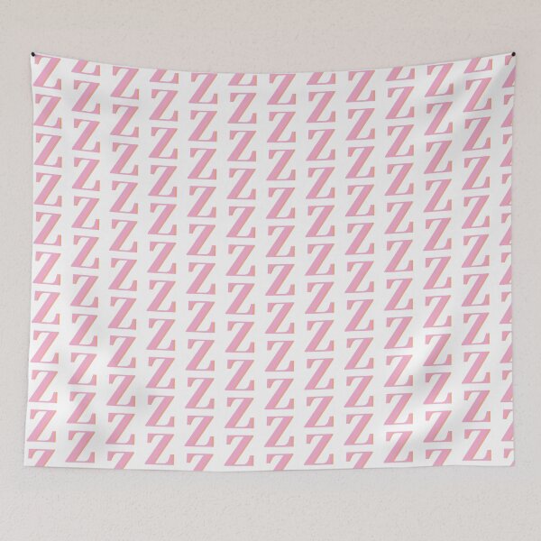 Item preview, Letter Z in pastel pink – Cute Alphabet Initial Monogram  designed and sold by Monika Howarth.