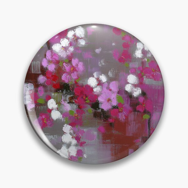 Artikelvorschau, Zeitgenössisches abstraktes Blumengemälde entworfen und verkauft von Gino By Design.