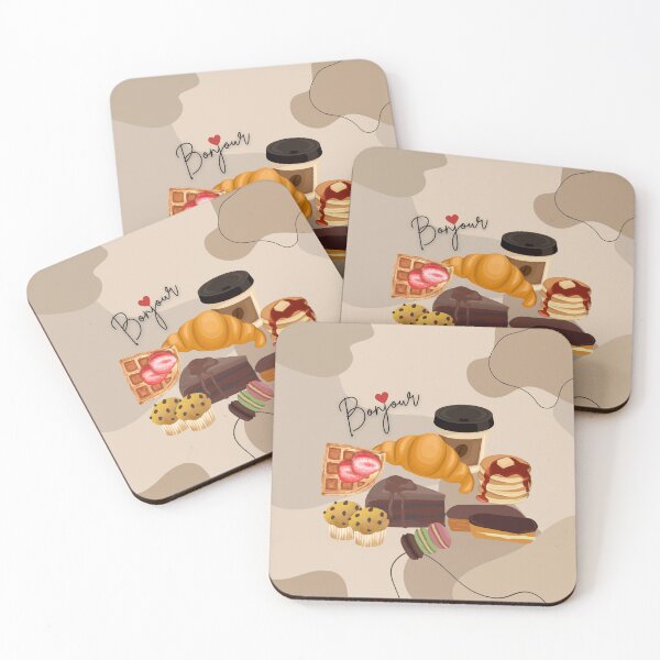Item preview, Bonjour Croissant – French Pastry Breakfast Art designed and sold by FASA's ART.