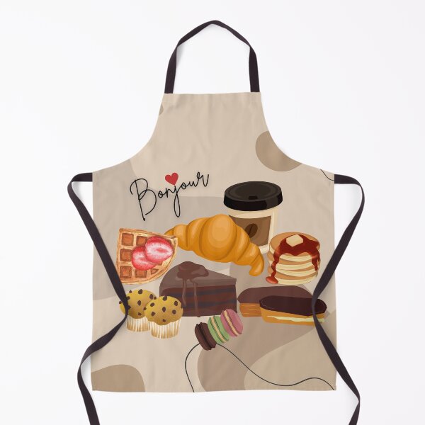 Item preview, Bonjour Croissant – French Pastry Breakfast Art designed and sold by FASA's ART.
